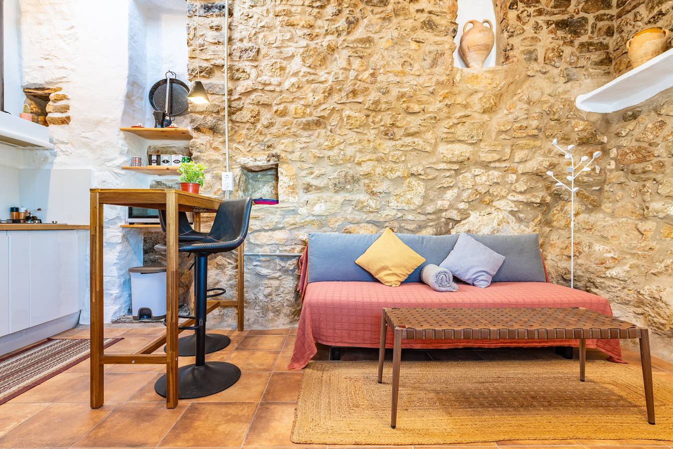 Maison de campagne 'Sanco' avec vue sur la montagne, terrasse privée et Wi-Fi in Sierra Engarcerán, Province de Castellón
