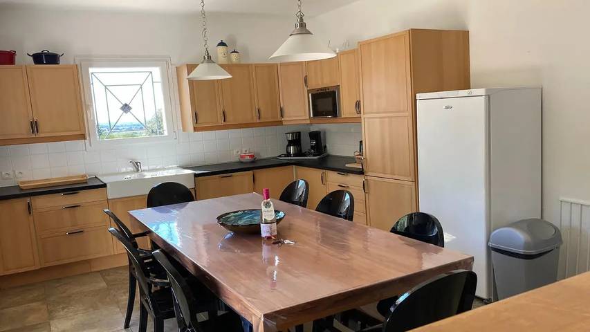 Location de vacances pour 13 personnes, avec jardin et terrasse ainsi que jacuzzi et piscine à Montbrun-des-Corbières - 3