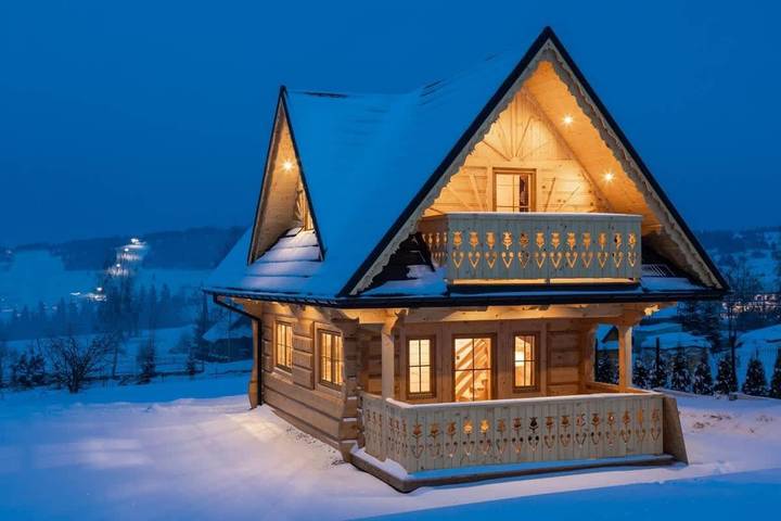 Domek letniskowy dla 8 osób, z widok i balkon w Bukowina Tatrzańska