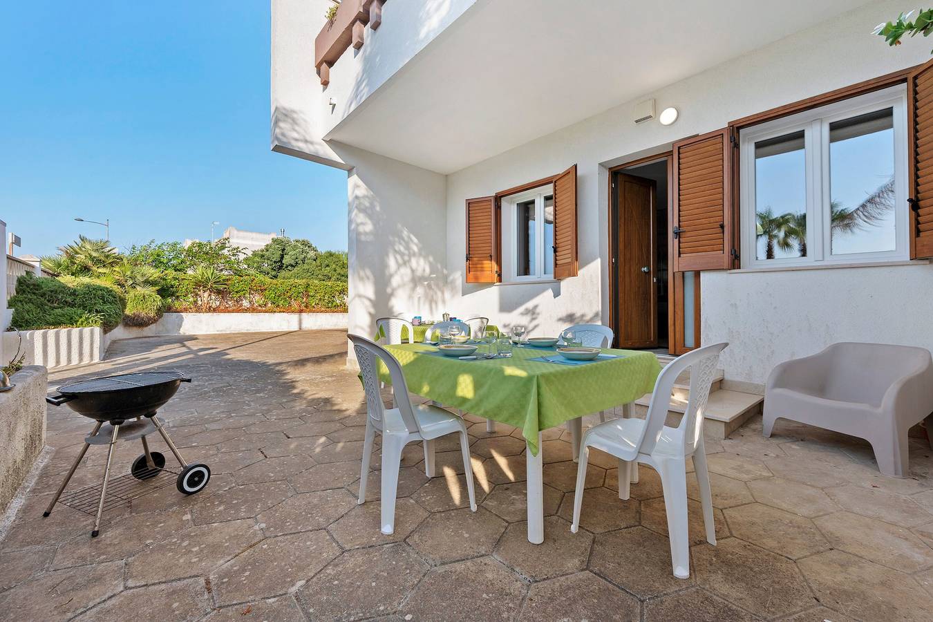 Villa 'La Dimora di Patty' con Vista Mare, Wi-Fi e Aria Condizionata in San Cataldo, Provincia di Lecce