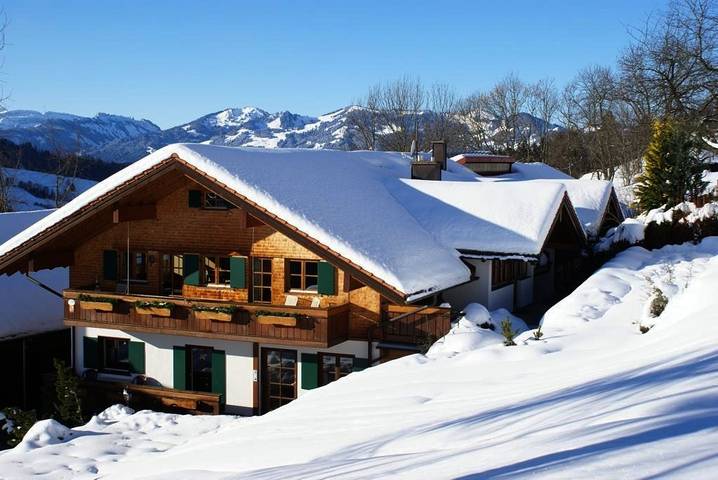 Ferienwohnung für 4 Personen, mit Garten und Sauna sowie Terrasse, mit Haustier im Oberallgäu - 3