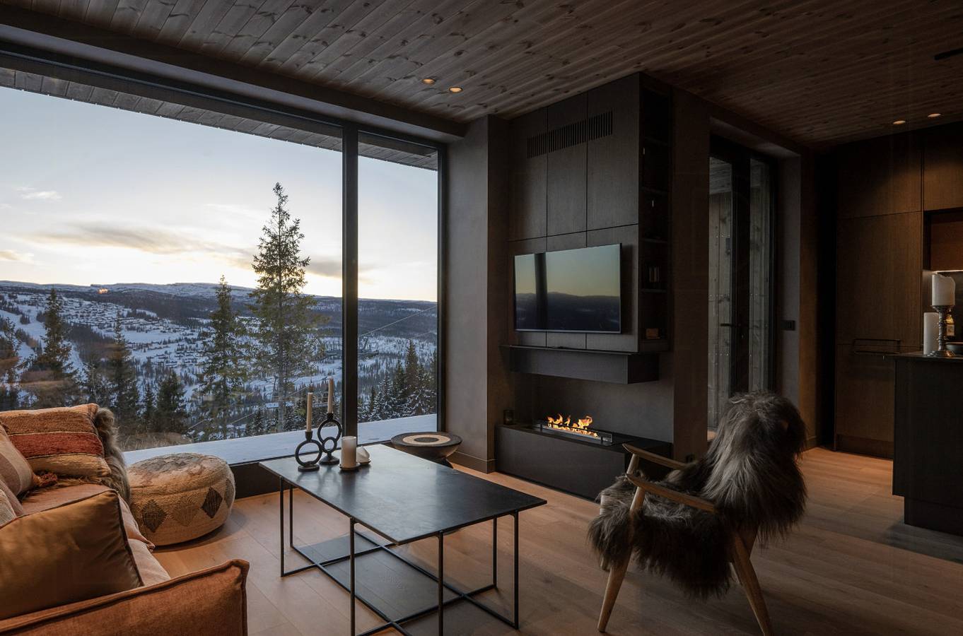 Ganze Wohnung, Apartment mit Ski-in/Ski-out in Svartskard in Kvitfjell, Ringebu