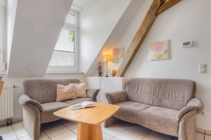 Ferienwohnung für 6 Personen, mit Sauna und Garten sowie Balkon, kinderfreundlich im Münsterland