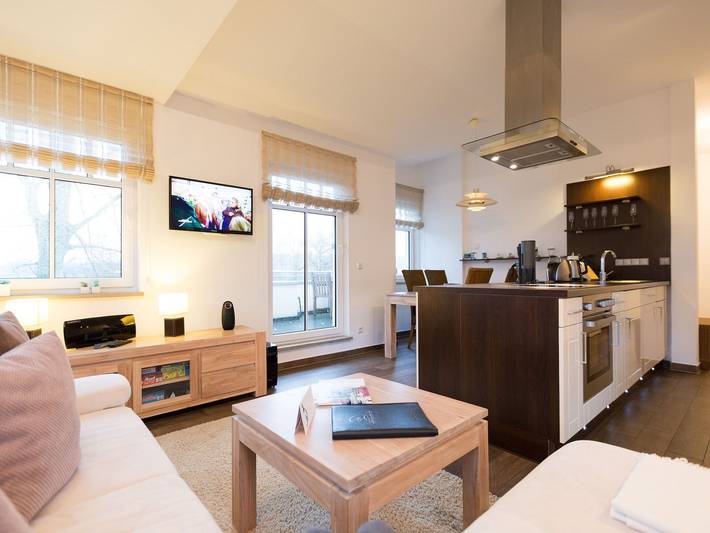 Ferienwohnung für 3 Personen, mit Balkon und Terrasse sowie Seeblick in Bansin - 3