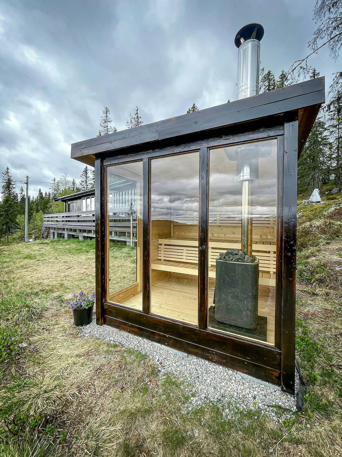 Familienhütte mit Sauna und Yoga-Bereich in der Nähe von Rjukan in Tinn