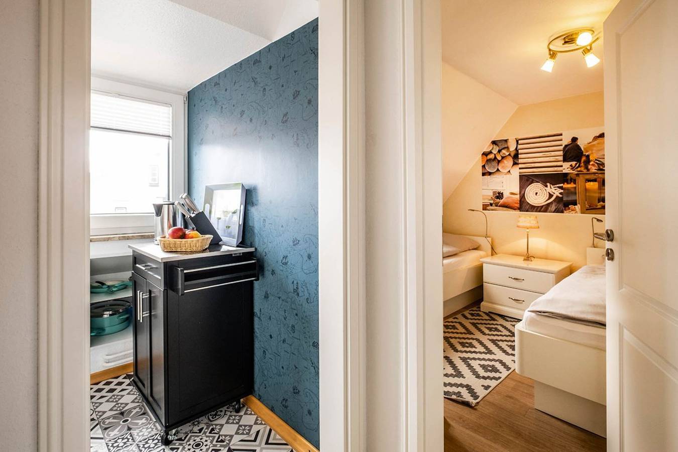 Ganze Wohnung, Ferienwohnung für 2 Personen in der Fußgängerzone in Hafen Büsum, Büsum