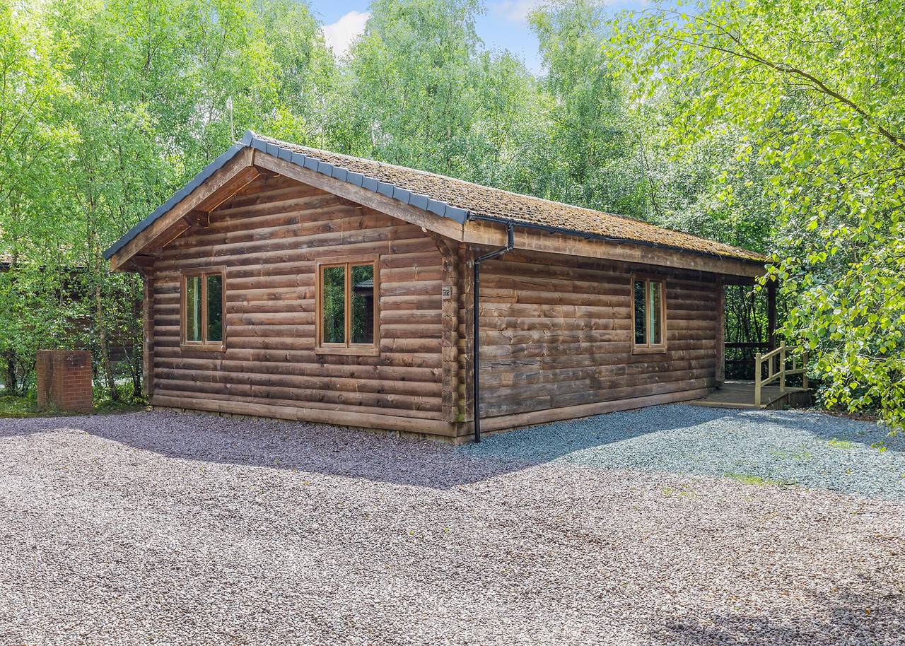 Badger Log  Cabin 4 in Alton Towers, Staffordshire