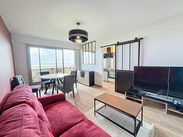 Gîte pour 4 personnes, avec vue et balcon à Lion-sur-Mer