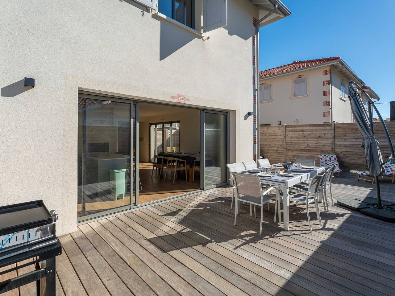 Neues Haus nahe am Ozean, Terrasse, Parkplatz, 8 Pers in Biscarrosse Plage, Biscarrosse