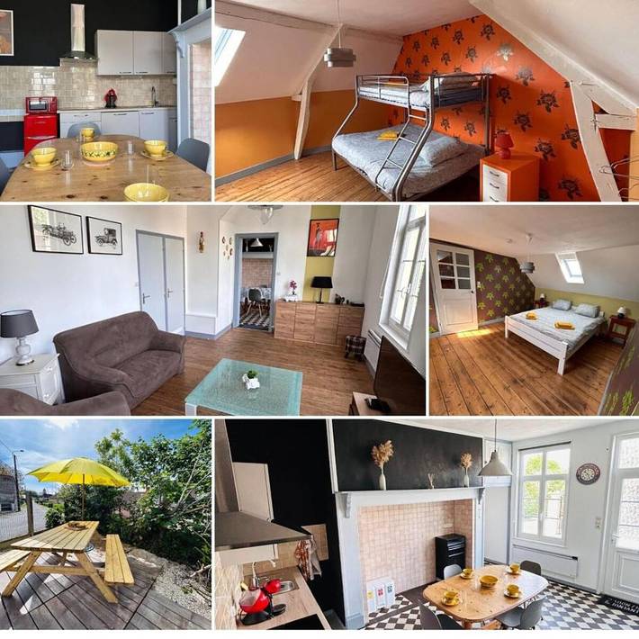 Location de vacances pour 4 personnes, avec terrasse dans Nouvion