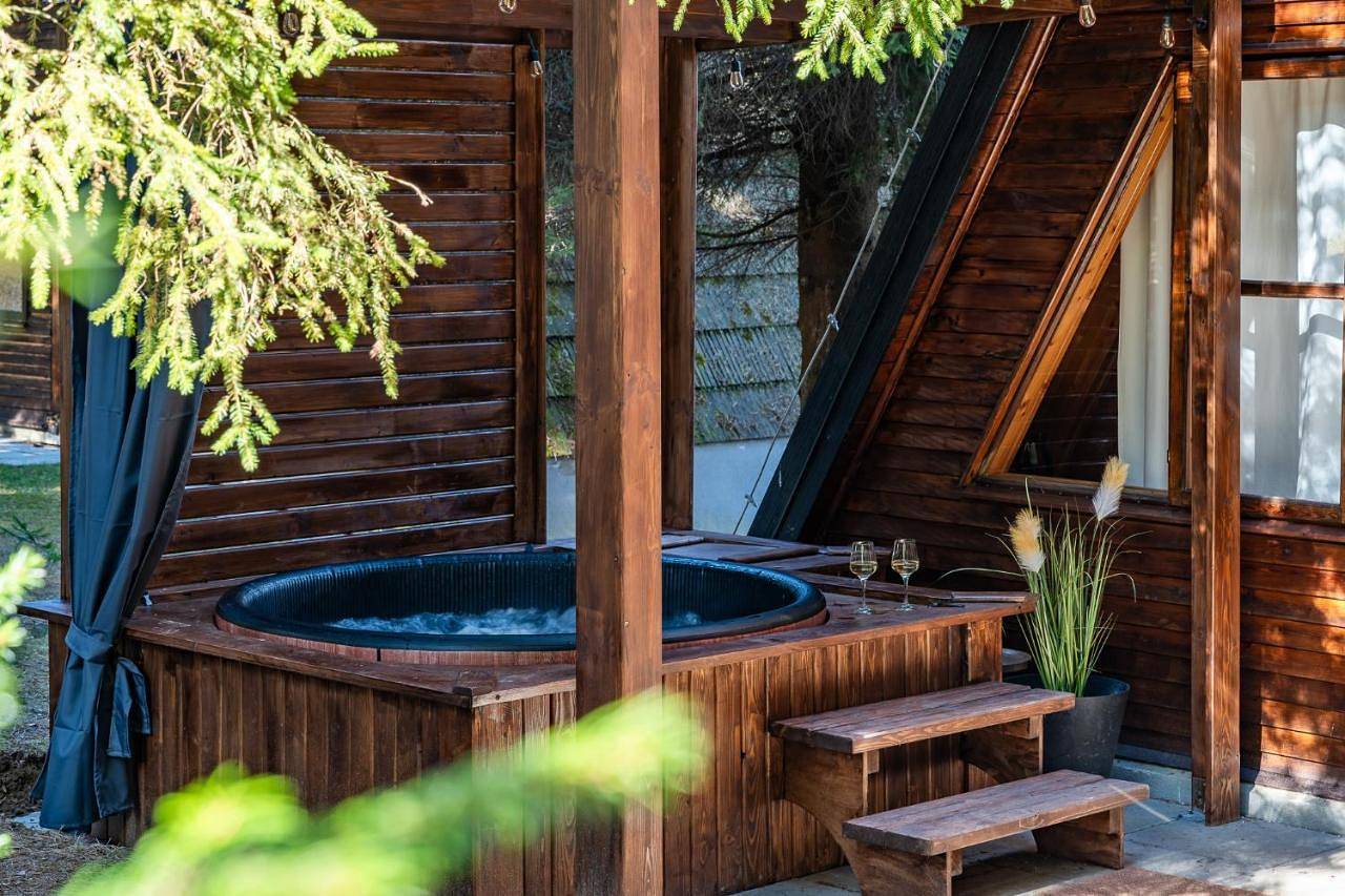 Leśna Sielanka domek z jacuzzi w lesie pod Górą Szczebel Relax I Sport in Małopolska