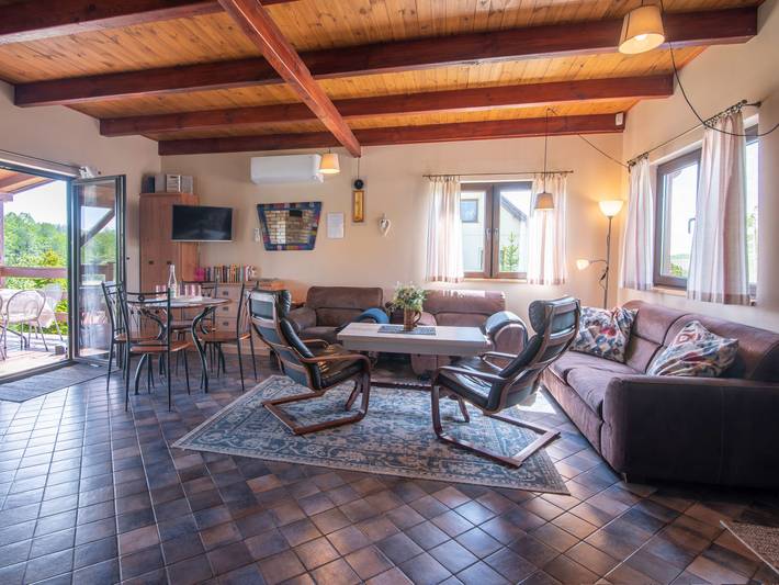 Ferienhaus für 6 Personen, mit Terrasse und Seeblick sowie Garten und Ausblick, mit Haustier in Polen - 2