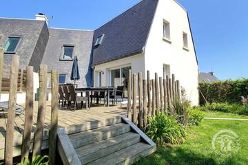 Gîte pour 6 personnes, avec terrasse et jardin, animaux acceptés dans Plage De La Banche Binic