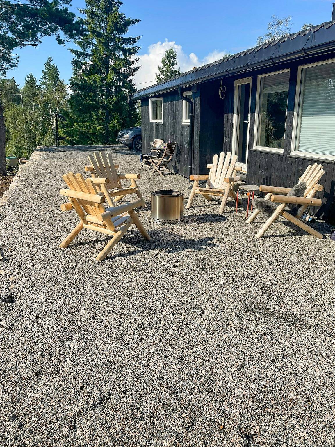 Renovierte Hütte mit hohen Decken und Blick auf die Natur in Evje og Hornnes