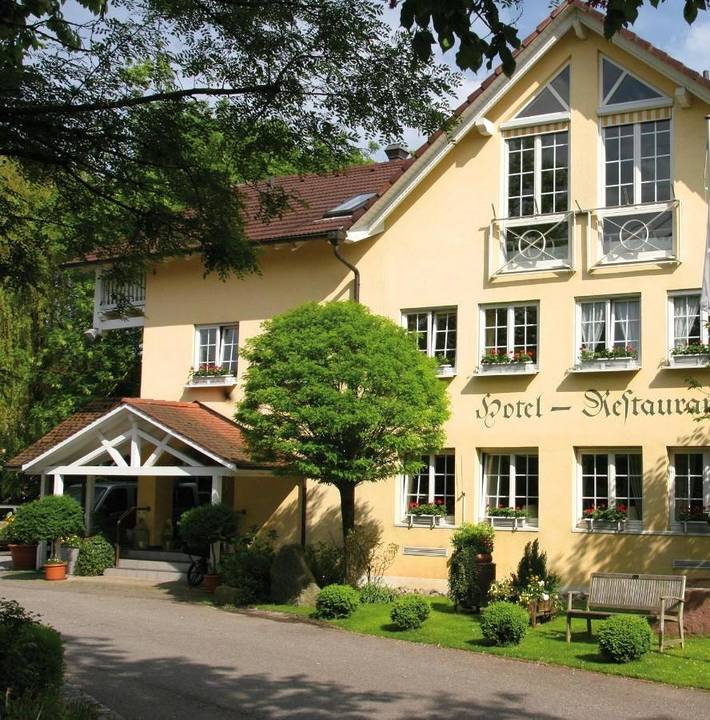 Hotel, mit Terrasse und Garten sowie Pool in Binzen