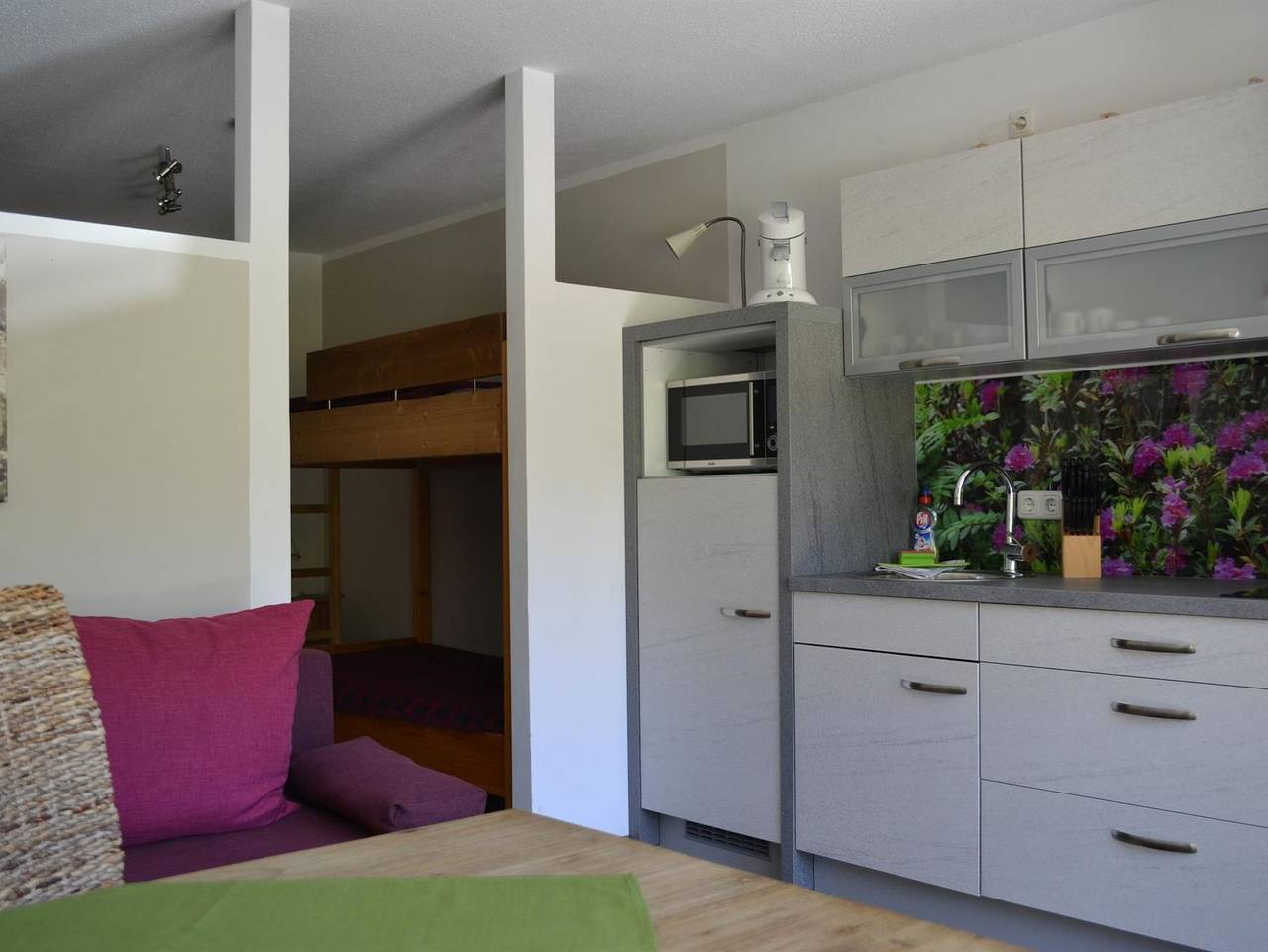 Ganze Ferienwohnung, Ferienwohnungen am Württemberger Haus - Appartement- Nr. 2 - Dusche/Wc, 1 Schlafraum in Mittelberg, Kleinwalsertal