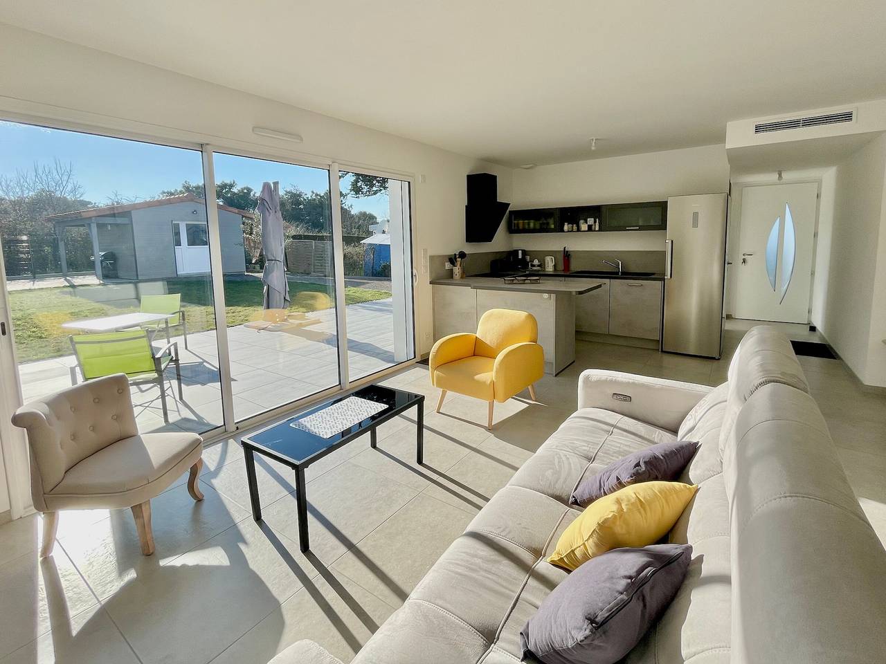 Casa familiar reciente entre el centro y la Playa de las Dunas 2 - 3 hab, jardín, Wifi in Brem-sur-Mer, Valle del Loira