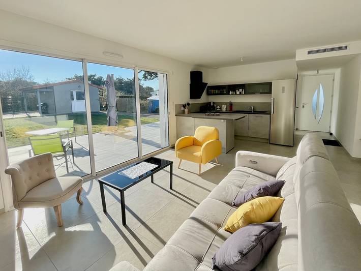 Maison de vacances pour 6 personnes, avec Terrasse et Jardin à Brem-sur-Mer