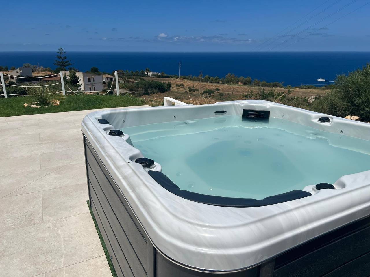 Ganze Wohnung, Apt Rino Keller mit Meerblick in dein Villa Rosaria in Scopello, Castellammare del Golfo