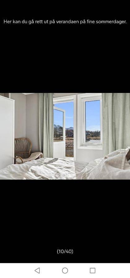Ferienwohnung für 5 Personen, mit Balkon und Terrasse sowie Garten in Leknes