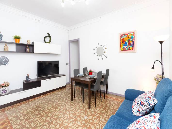 Apartamento para 5 personas, con Balcón en Gracia