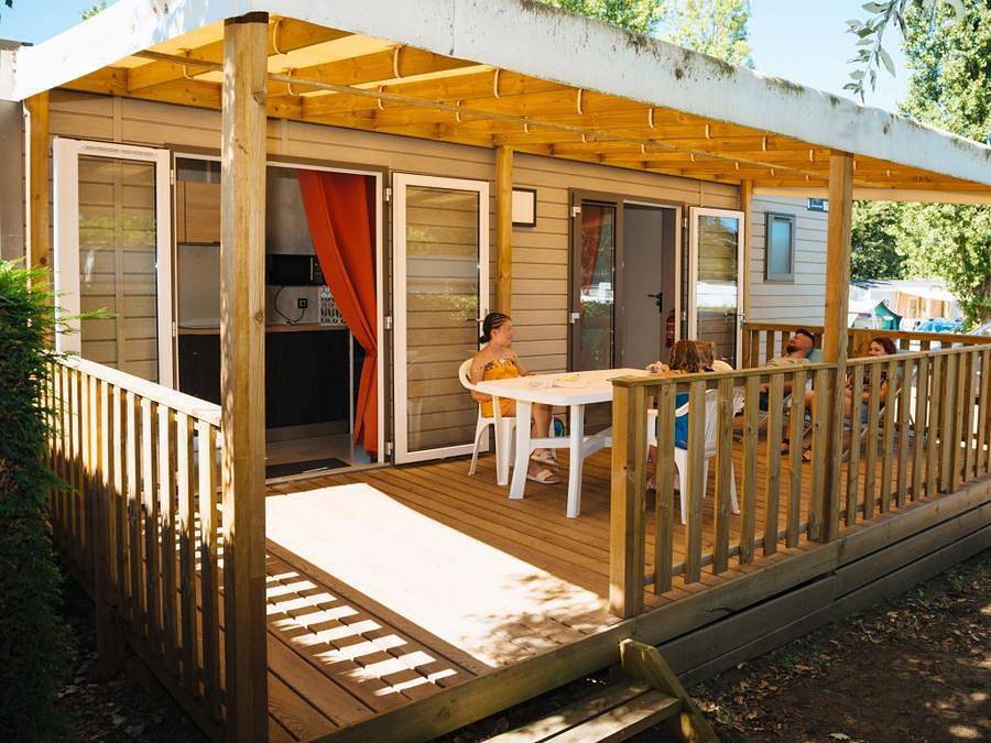 Camping La Trévillière - Mobilhome 6 personas - C- Casa móvil caribeña de 2 dormitorios con aire acondicionado in Bretignolles-sur-Mer, Valle del Loira