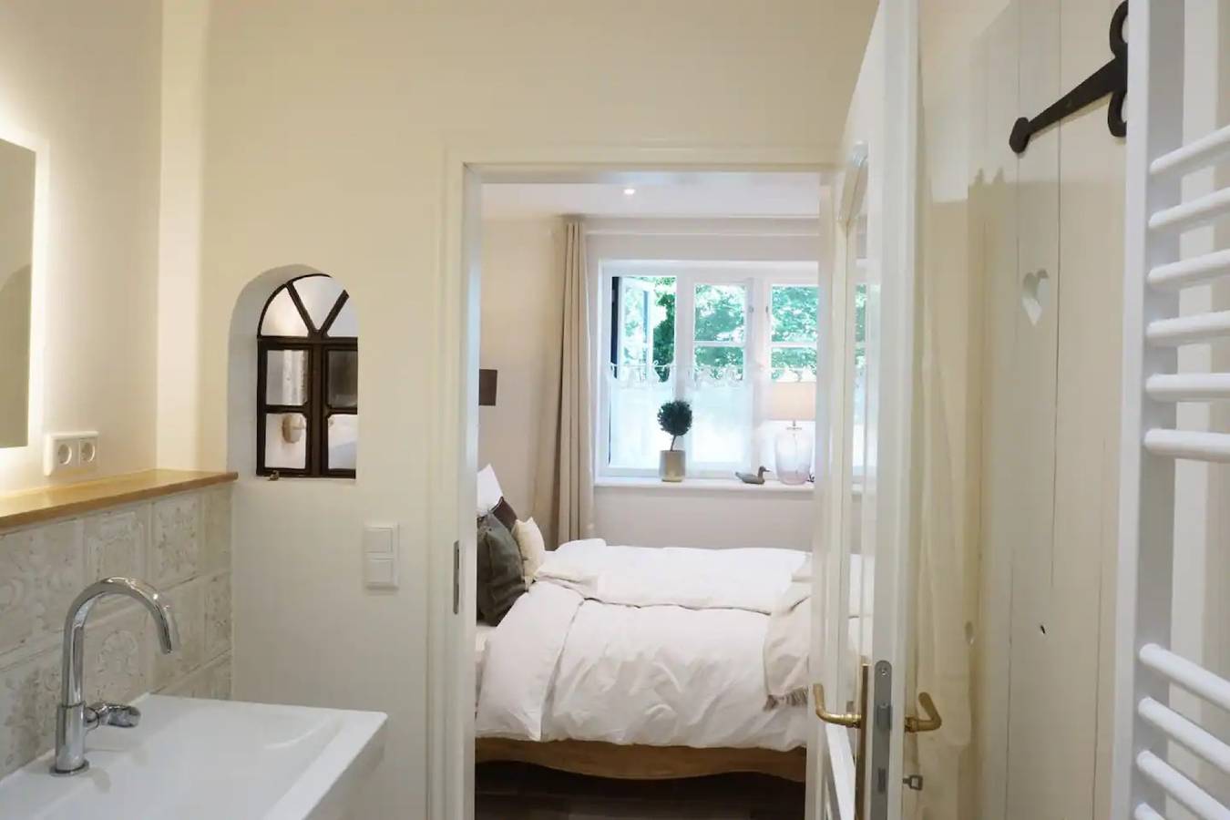 Hel lejlighed, Ferielejlighed for 2 personer med have in Høgel, Grünes Binnenland