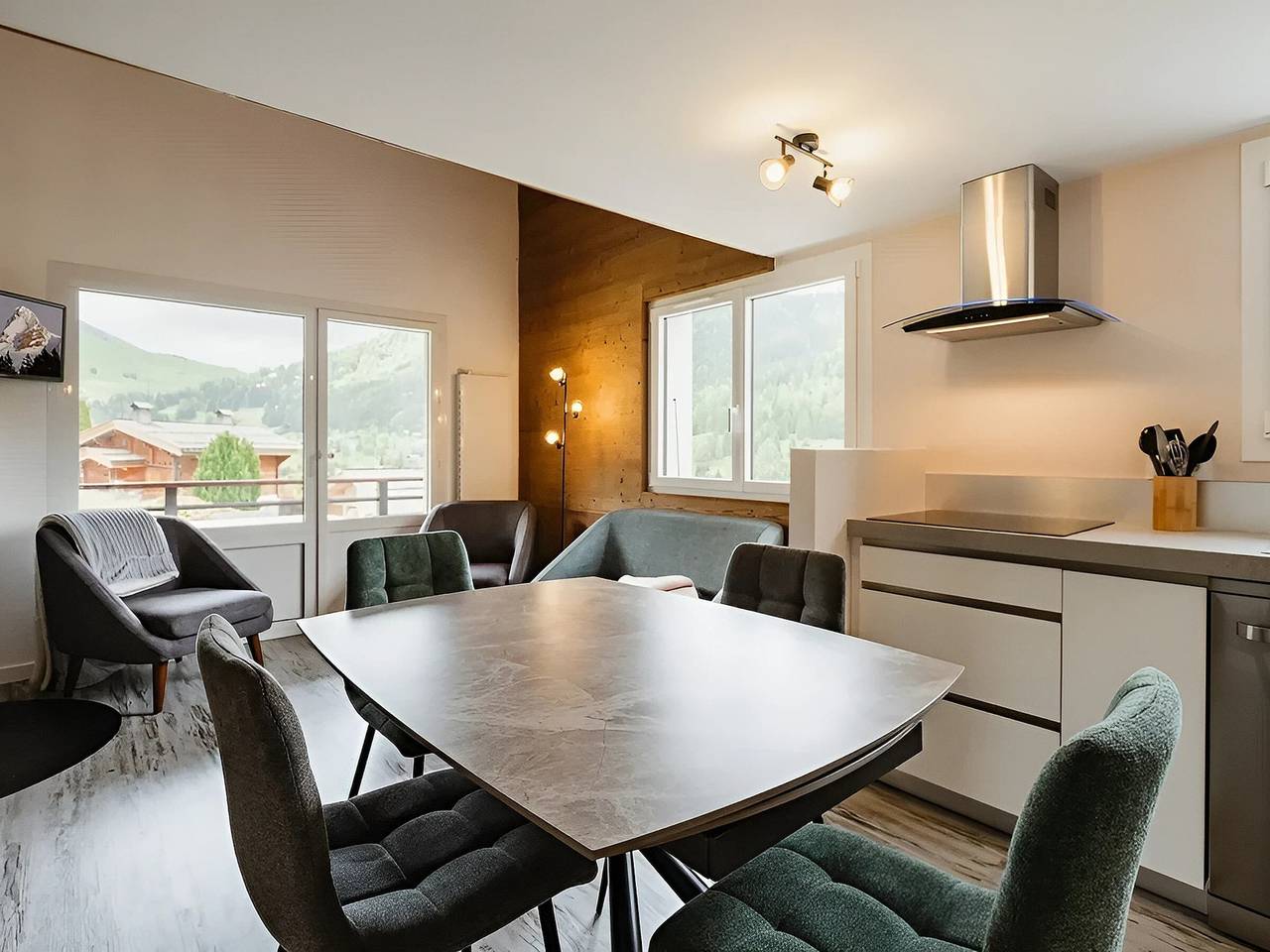 Apartamento entero, Acogedor apartamento renovado 3*, para 6 personas, vistas al Etale in La Clusaz, Región de Annecy