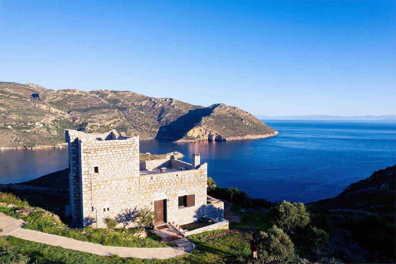 Villa für 4 Personen mit Balkon/Terrasse in Paliros, Peloponnes