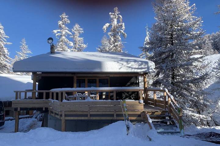 Chalet pour 10 personnes, avec balcon, animaux acceptés