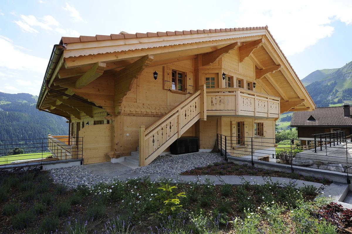 Appartement de vacances entier, Chalet du Mont - 2 chambres à coucher, 145m², 4 personnes in Château-d' Œx, Alpes Vaudoises