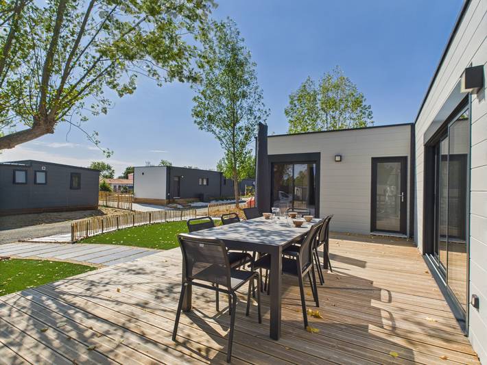 Ferienhaus für 6 Personen, mit Terrasse und Garten