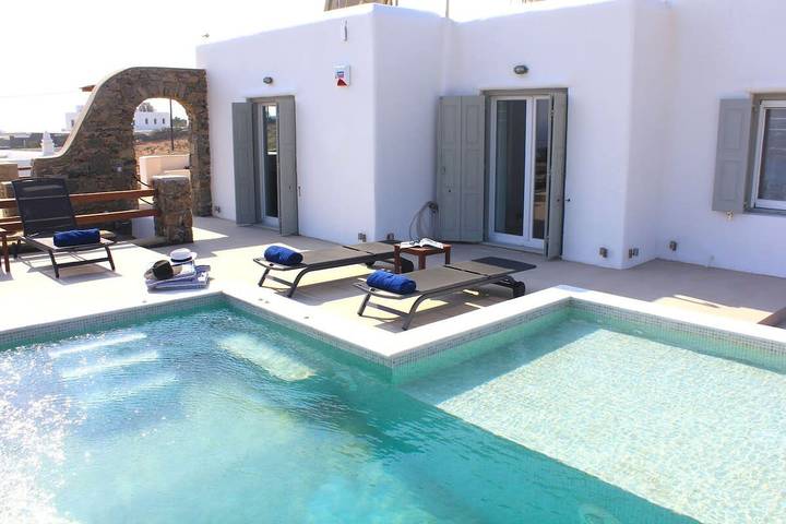 Villa für 6 Personen, mit Pool und Balkon/Terrasse auf Mykonos - 4