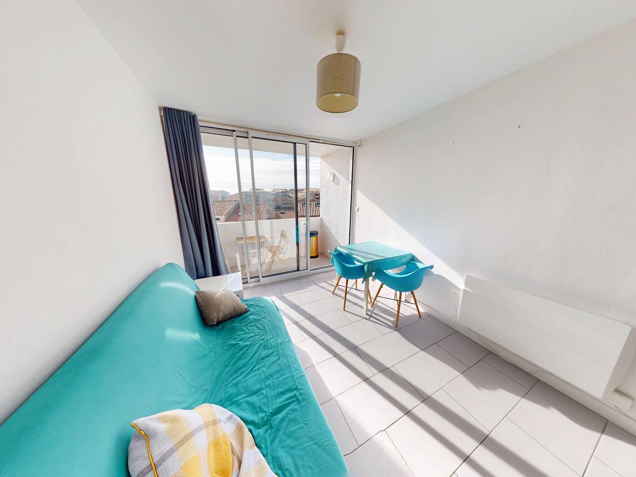 Ganze Wohnung, T2-Wohnung in Frontignan-Plage mit Terrasse und Parkplatz in Frontignan, Mittelmeerküste (Frankreich)