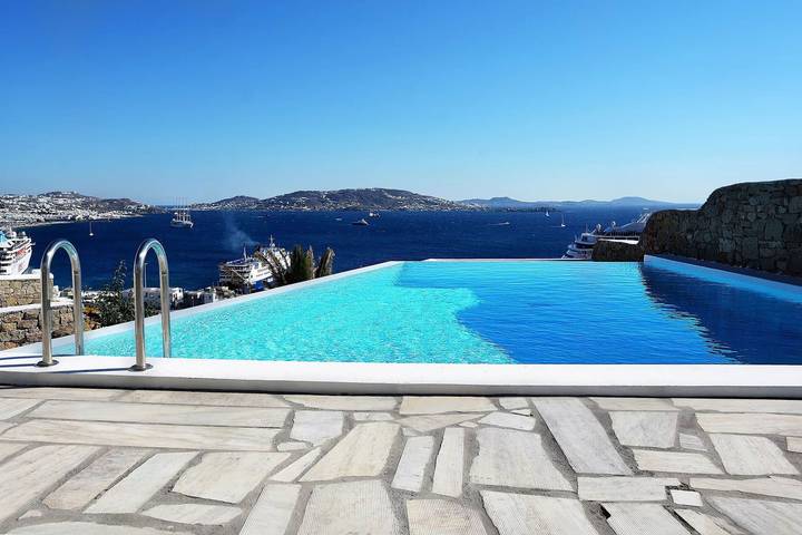 Villa pour 6 personnes, avec terrasse et jardin dans Mykonos