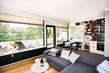 Ferienwohnung für 3 Personen, mit Balkon, kinderfreundlich in Hansa-Park
