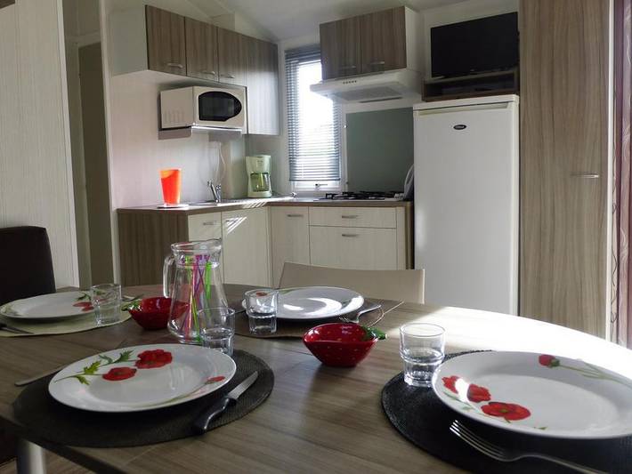 Camping Le Pont D'yeu - Mobilheim 6 personen - Komfort in Notre-Dame-de-Monts, Vendée