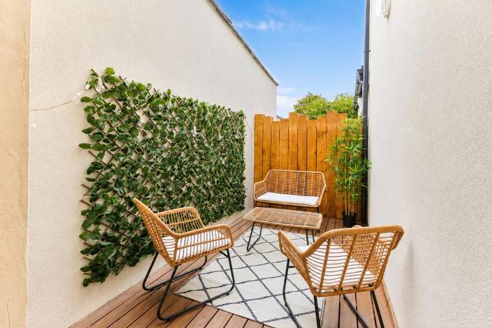 Gîte pour 4 personnes, avec Balcon et Terrasse à Ronchin