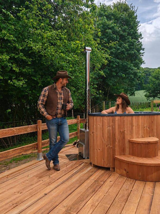 Chalet pour 5 personnes, avec Jacuzzi et Terrasse ainsi que Jardin et Sauna