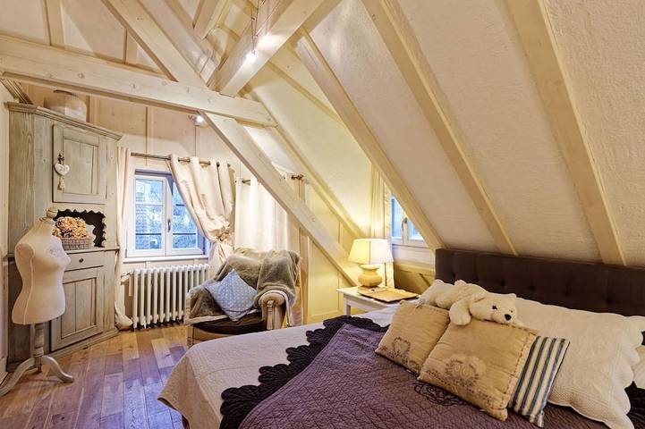 Appartement entier, La Cigogne Blanche***** - Loft & vues panoramiques in Riquewihr, Parc naturel régional des Ballons des Vosges