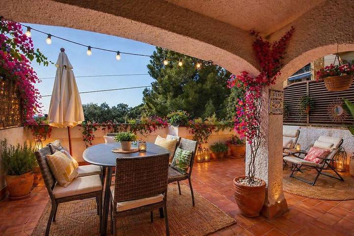 Maison de vacances pour 4 personnes, avec jardin ainsi que piscine et balcon - 1