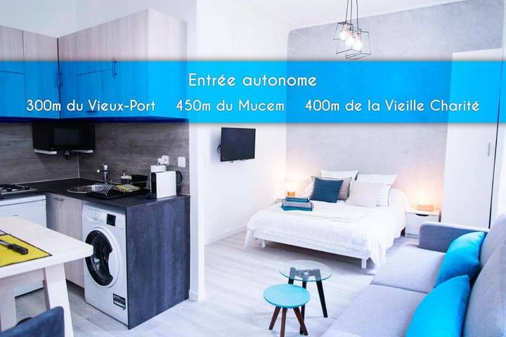 Gîte pour 2 personnes dans Basilique De Sainte Marie Majeure La Major Marseille