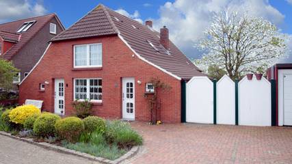 Ferienwohnung für 4 Personen, mit Terrasse, mit Haustier in Hagermarsch