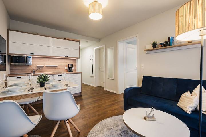 Ferienwohnung für 5 Personen, mit Ausblick und Terrasse sowie Sauna