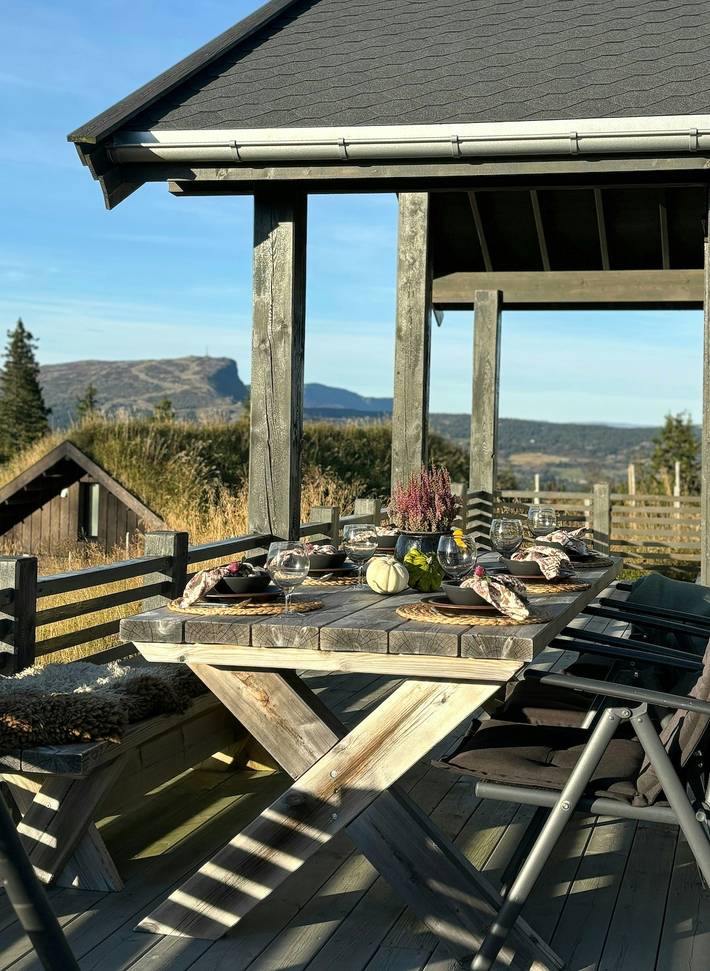 Ferienhaus für 8 Personen, mit Terrasse und Garten sowie Sauna in Skeikampen