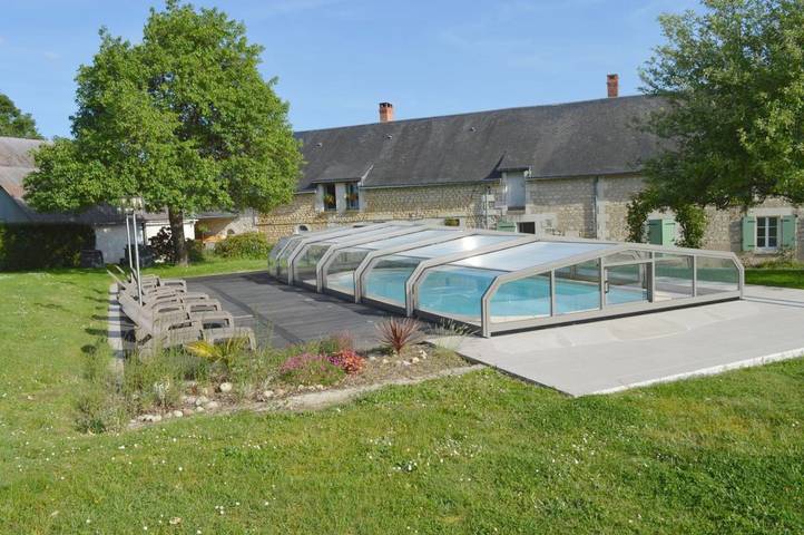 Location de vacances pour 2 personnes, avec jardin ainsi que piscine et vue à Luçay-le-Mâle - 4