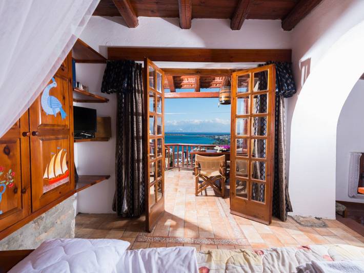 Location de vacances pour 3 personnes, avec balcon dans Elounda