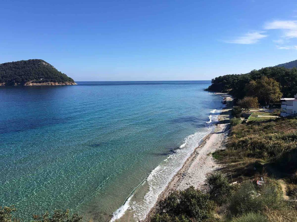 Ganze Wohnung, Ferienwohnung für 4 Personen mit Balkon/Terrasse in Kinira, Thassos