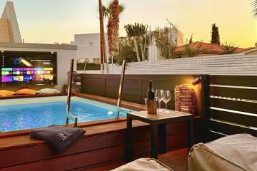 Gîte pour 4 personnes, avec jardin ainsi que terrasse et jacuzzi dans Gouves