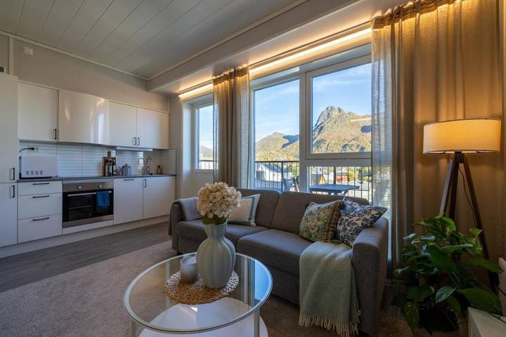 Gîte pour 5 personnes, avec vue et balcon dans Svolvær - 4